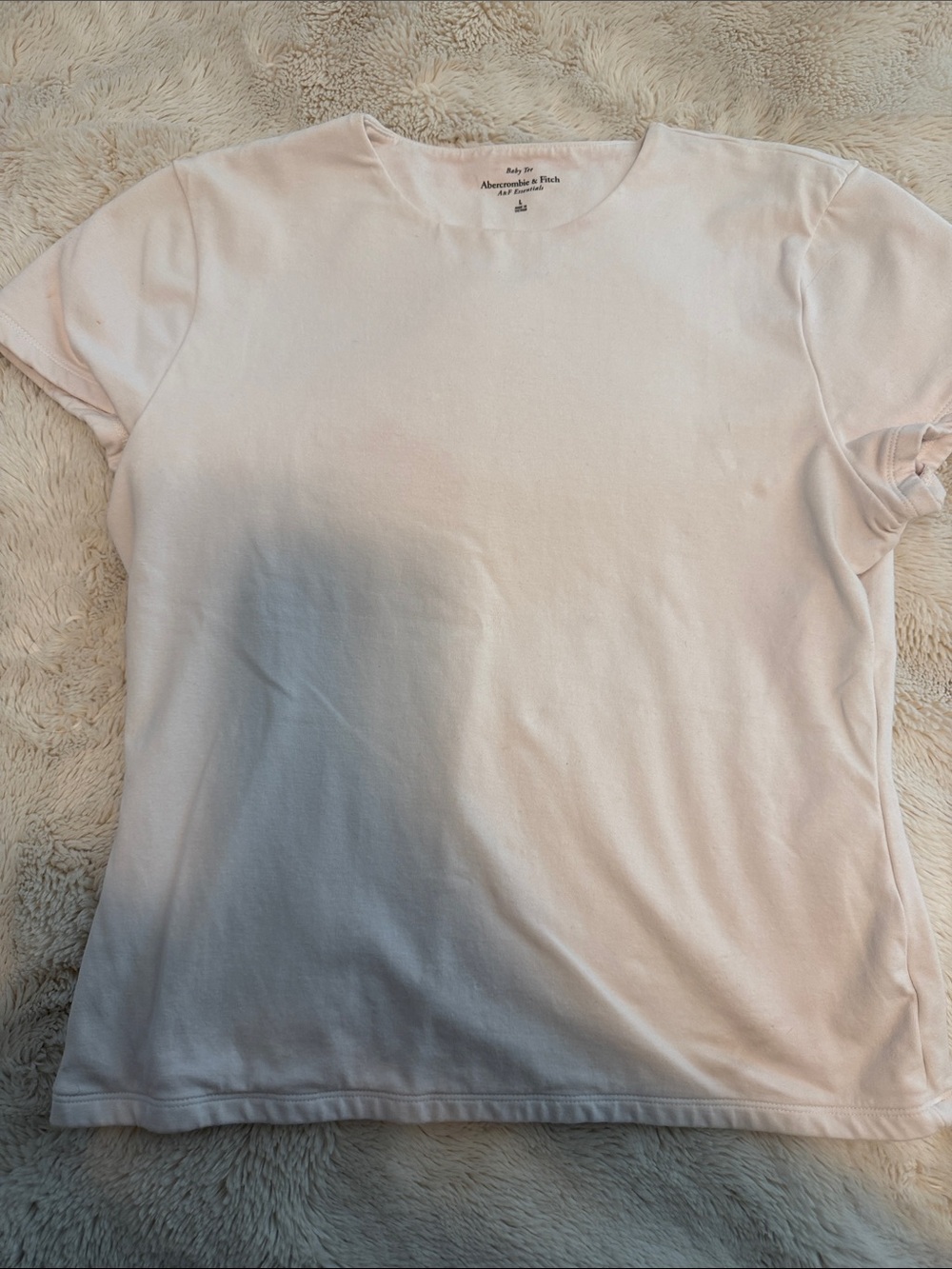 Abercrombie & Fitch Light Pink Short Sleeve Tee